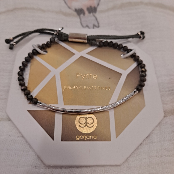 Gorjana Jewelry - Gorjana Pyrite Stone Bracelet with Silver Accent - Strength